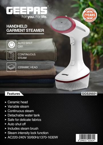 Geepas Handheld Garment Steamer GGS 25021