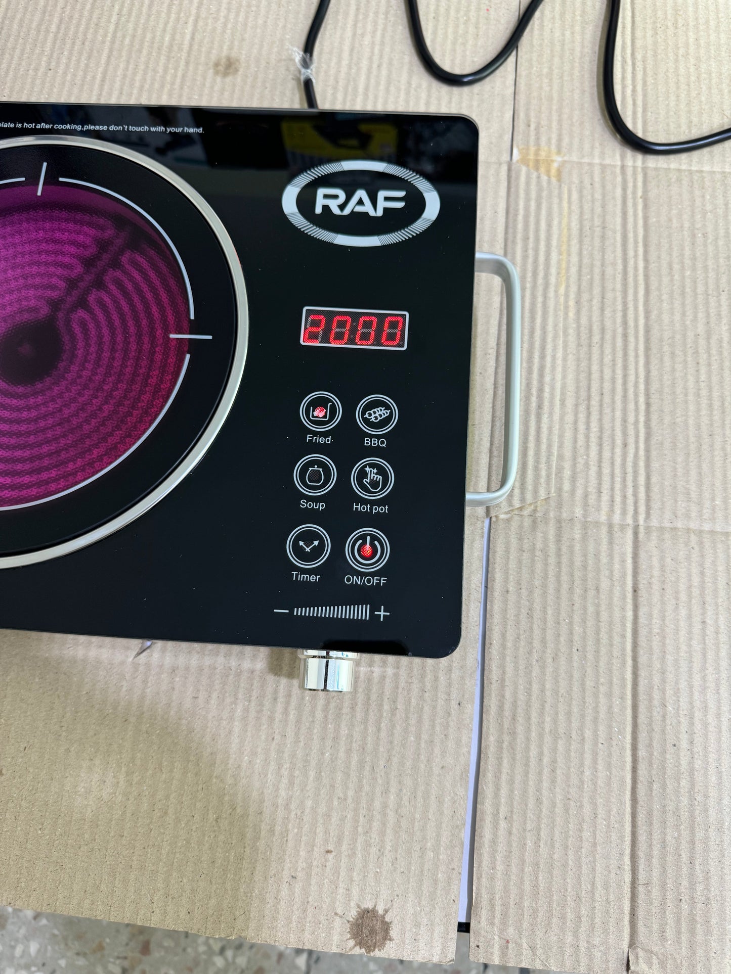 Rassian lot RAF 2200 watt universal hot plate