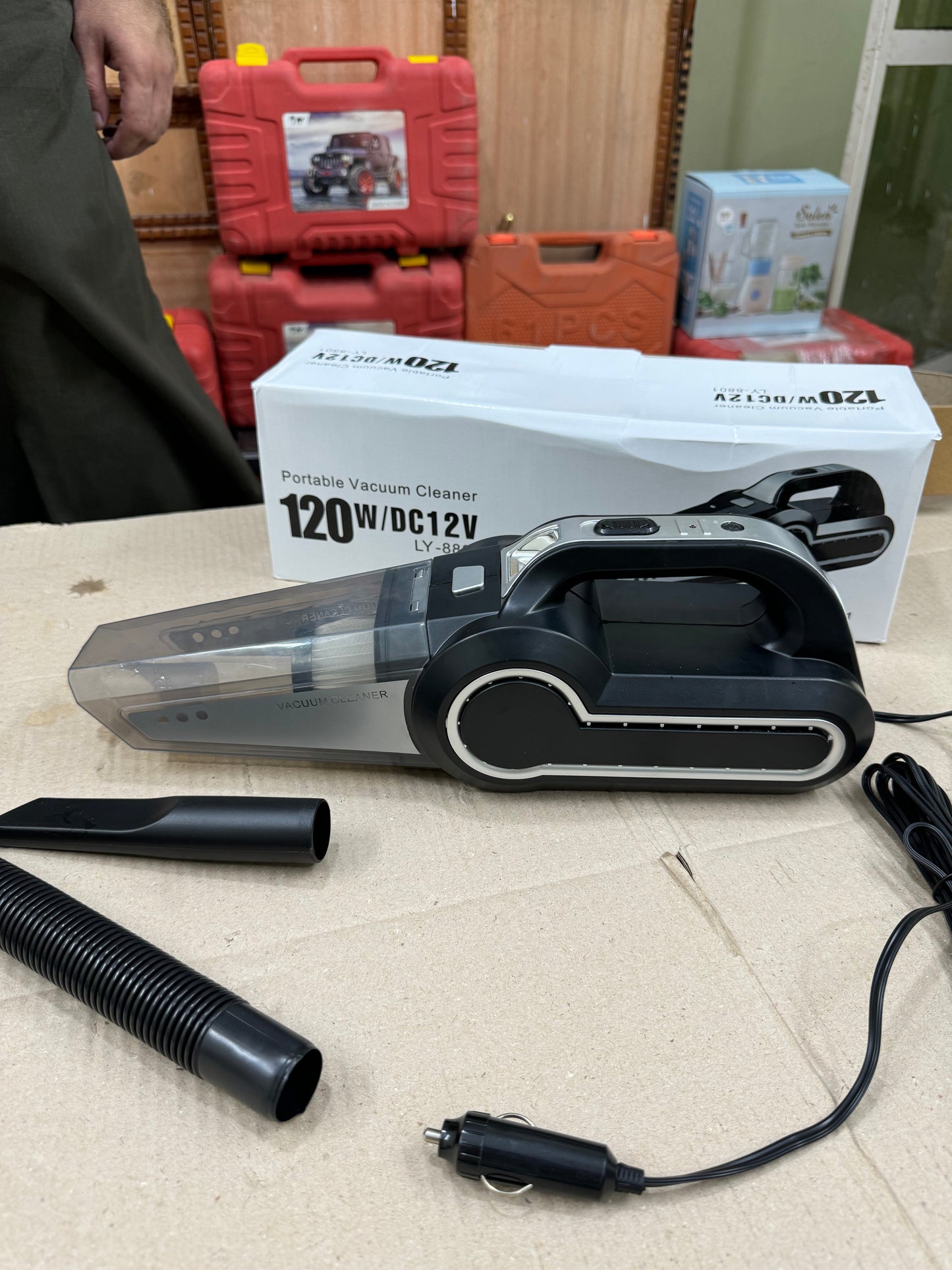 Amazon lot 2 in 1 tire inflator & vacuum cleaner