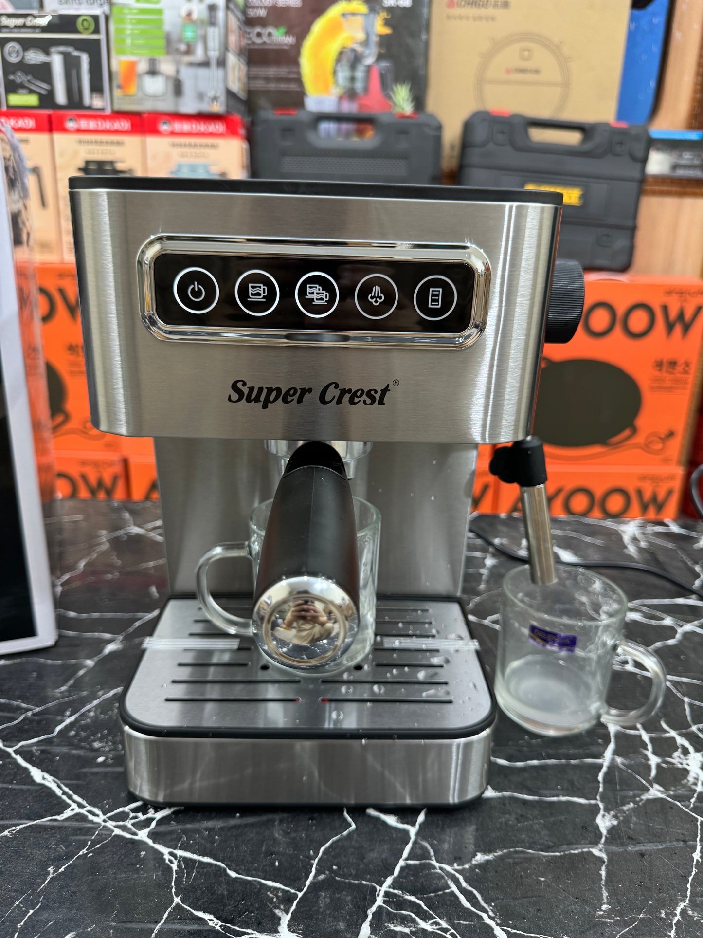 Germany super crest coffee espresso machine