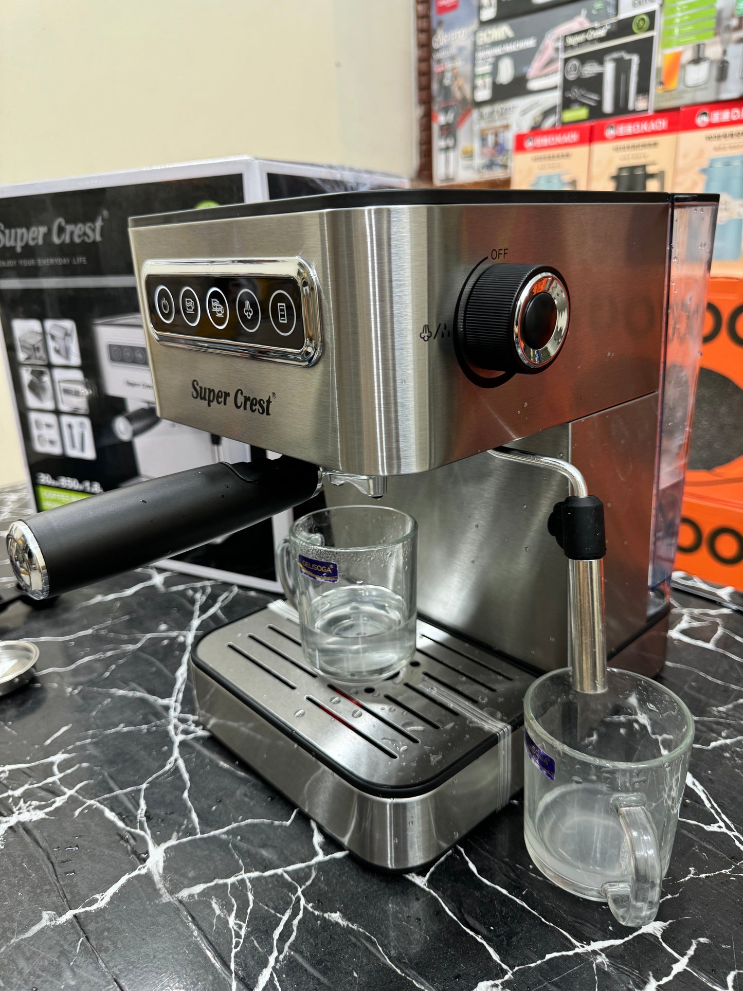 Germany super crest coffee espresso machine