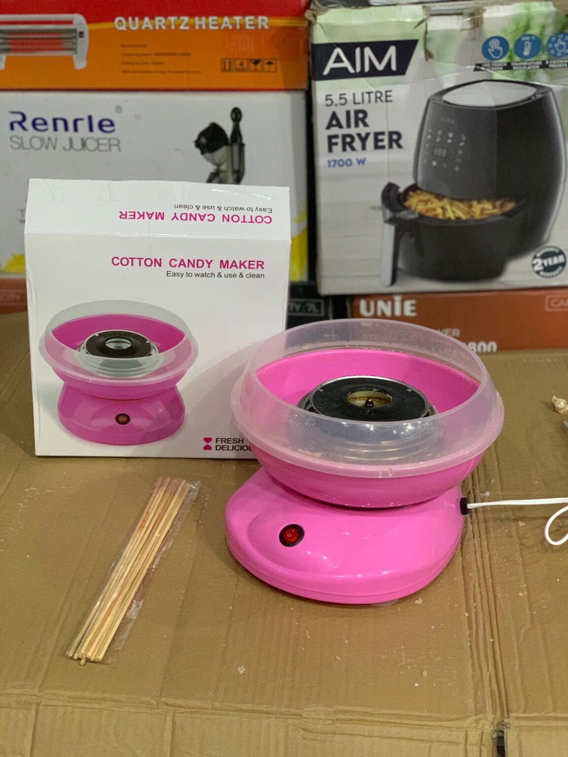 Lot imported Cotton Candy Maker