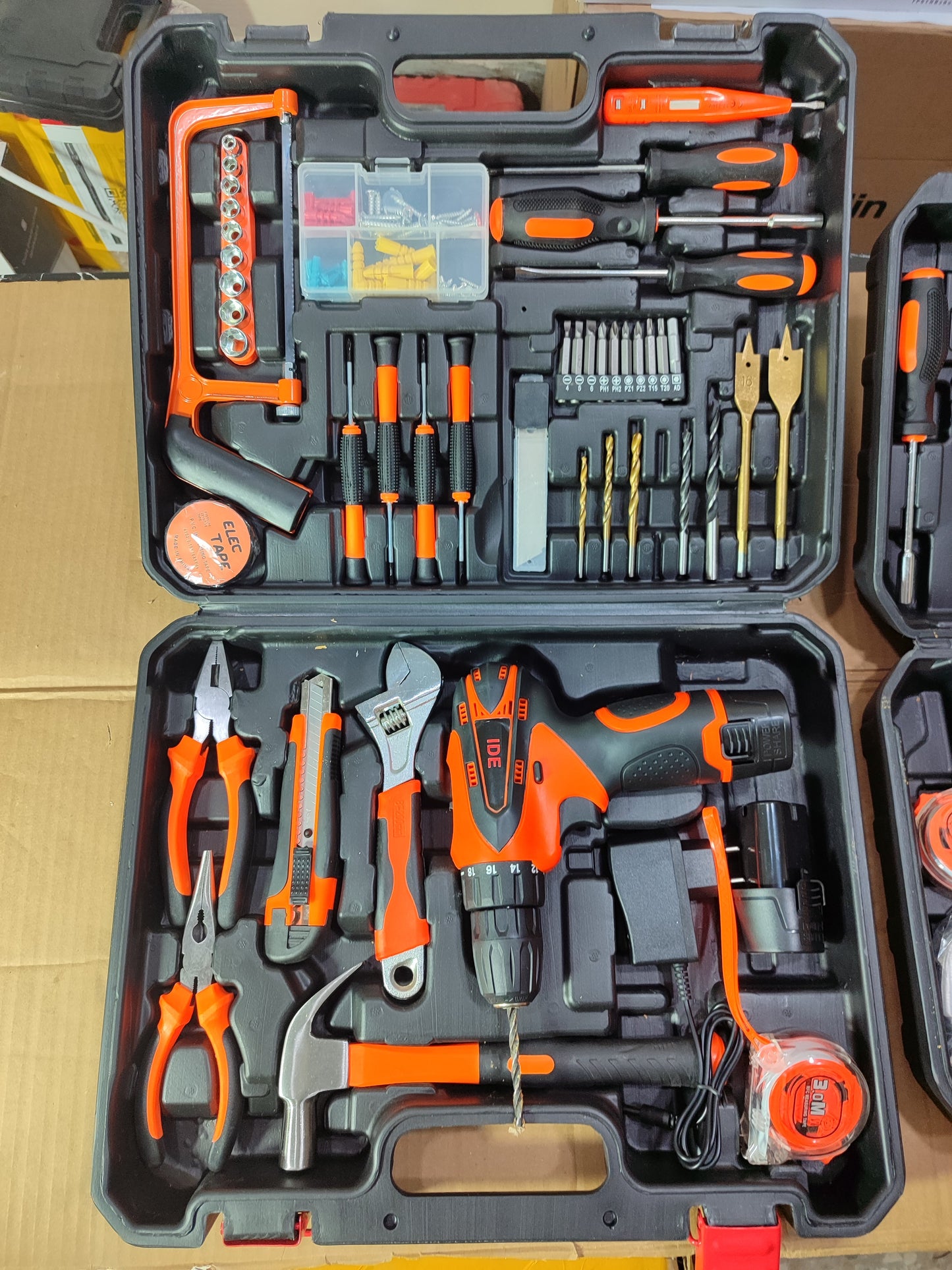 127 Pieces Drill Machine Hardware Tool Box