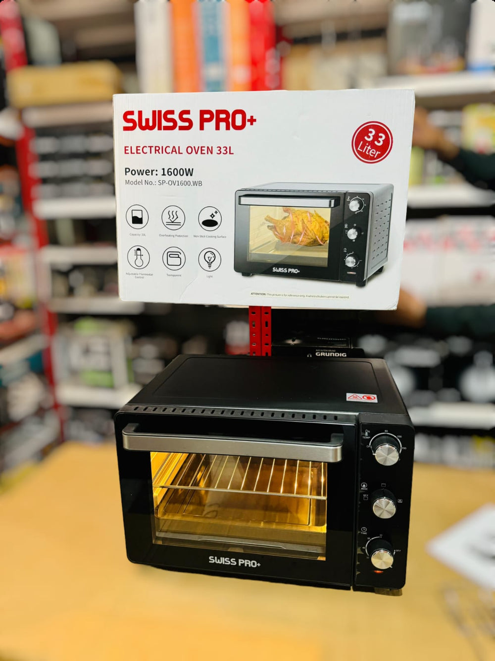 Swiss Pro+ Electric Oven 33L