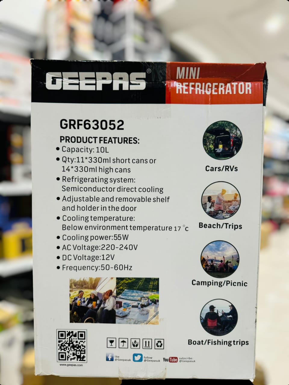 Geepas mini refrigerator