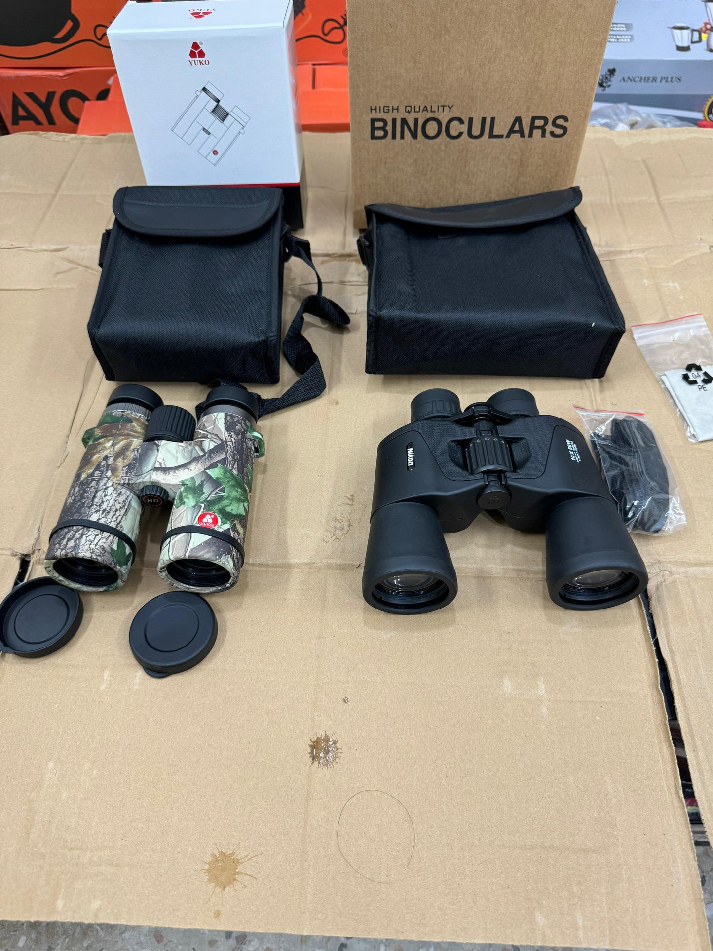 Amazon Lot Imported Nikon & yuko 10X50 1km Range Binocular