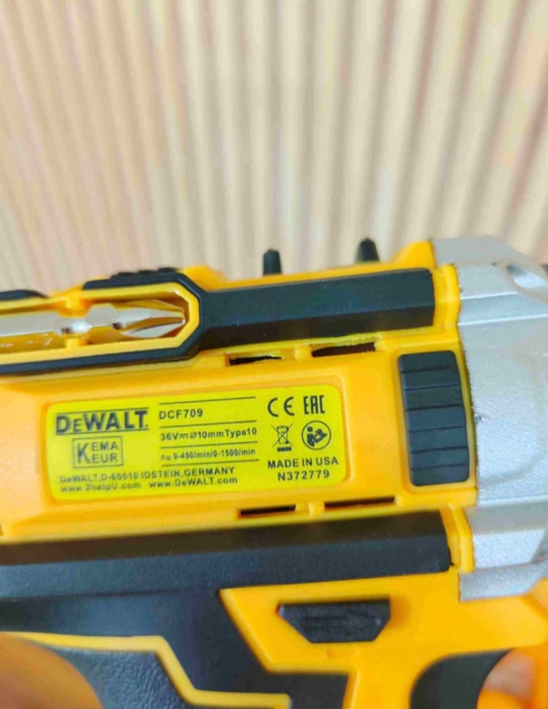 Dewalt 36v drill machine with toolkit set