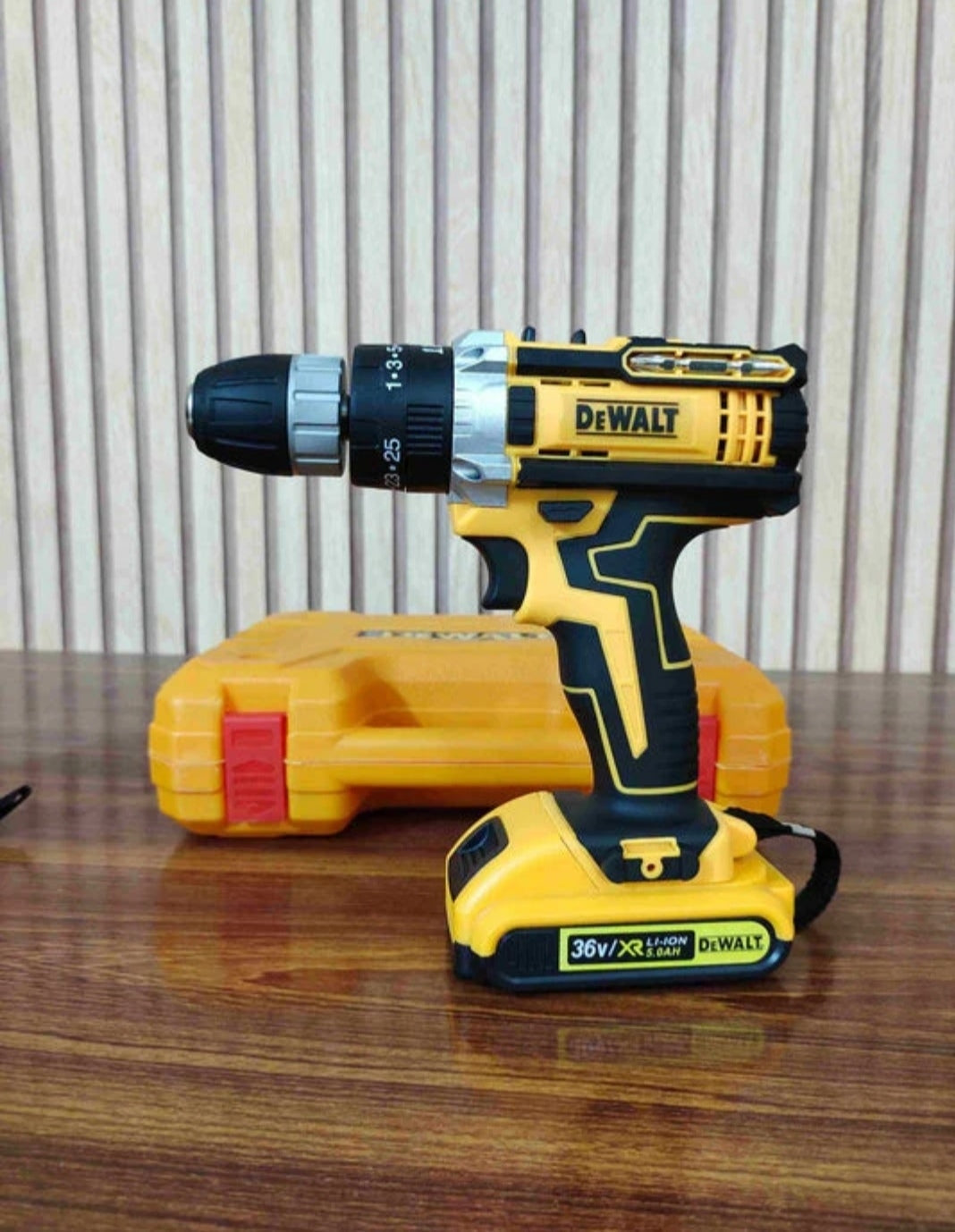 Dewalt 36v drill machine with toolkit set