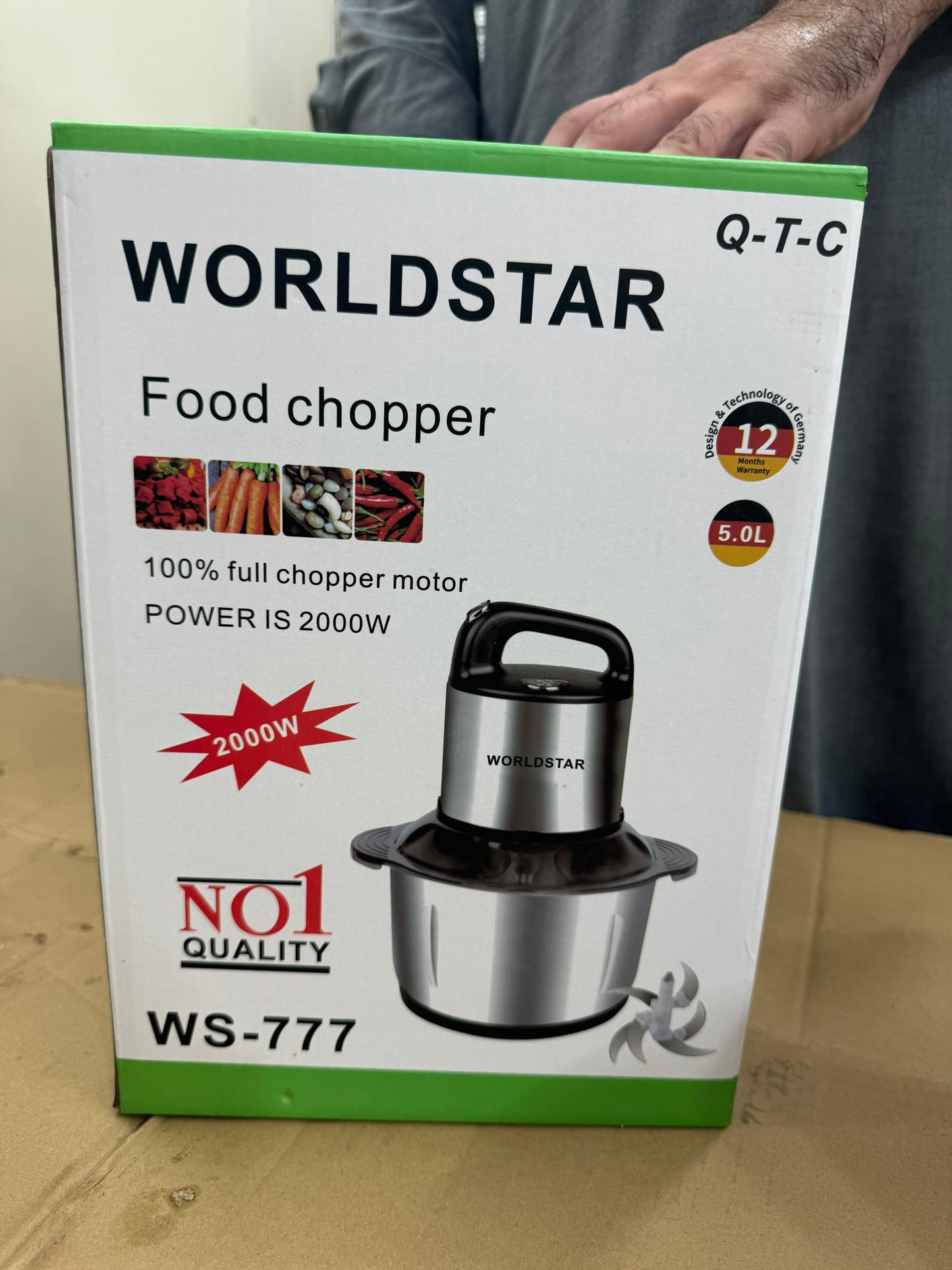 Lot imported large 5 L size meat chopper