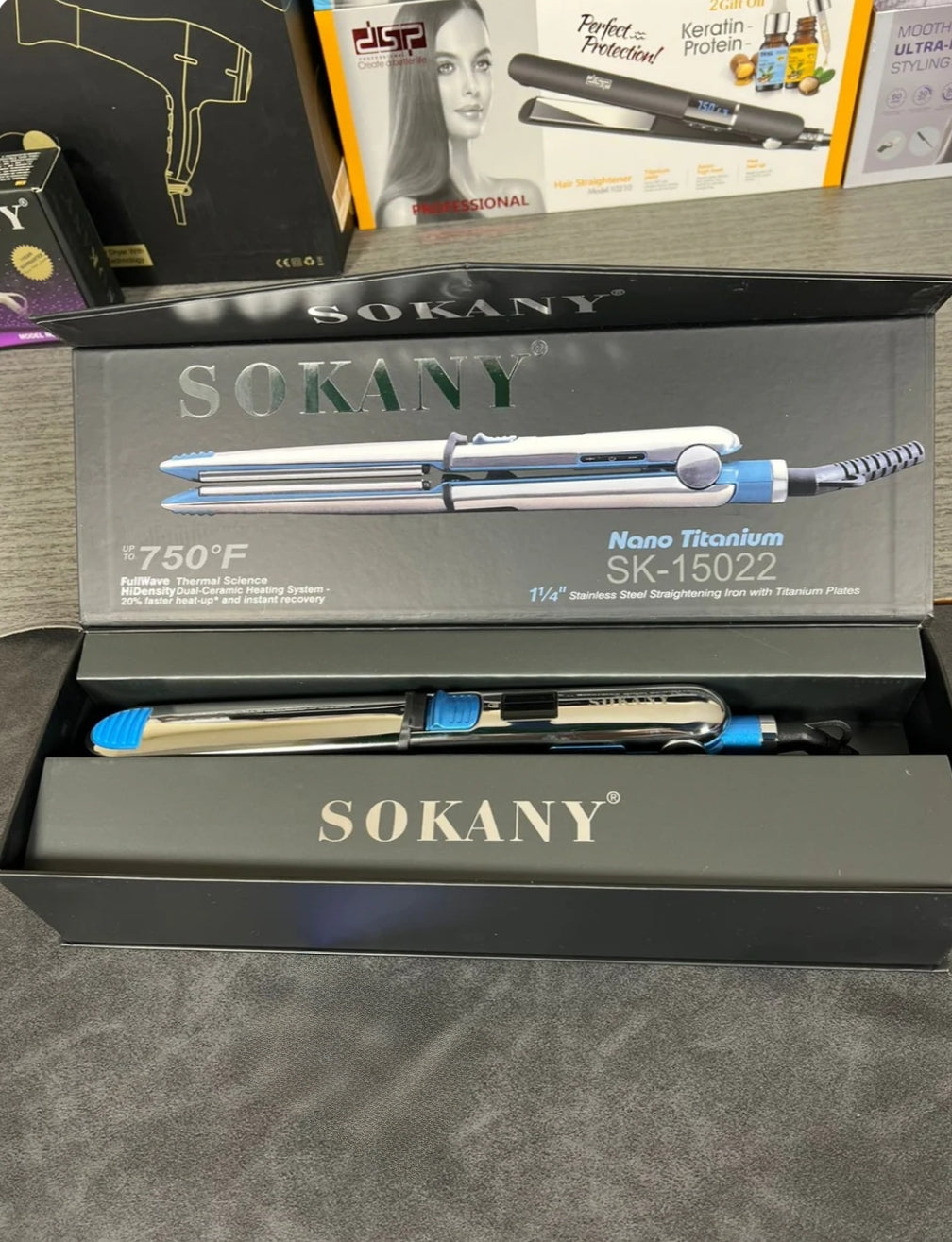 Sokany NANO titanium hair straightener