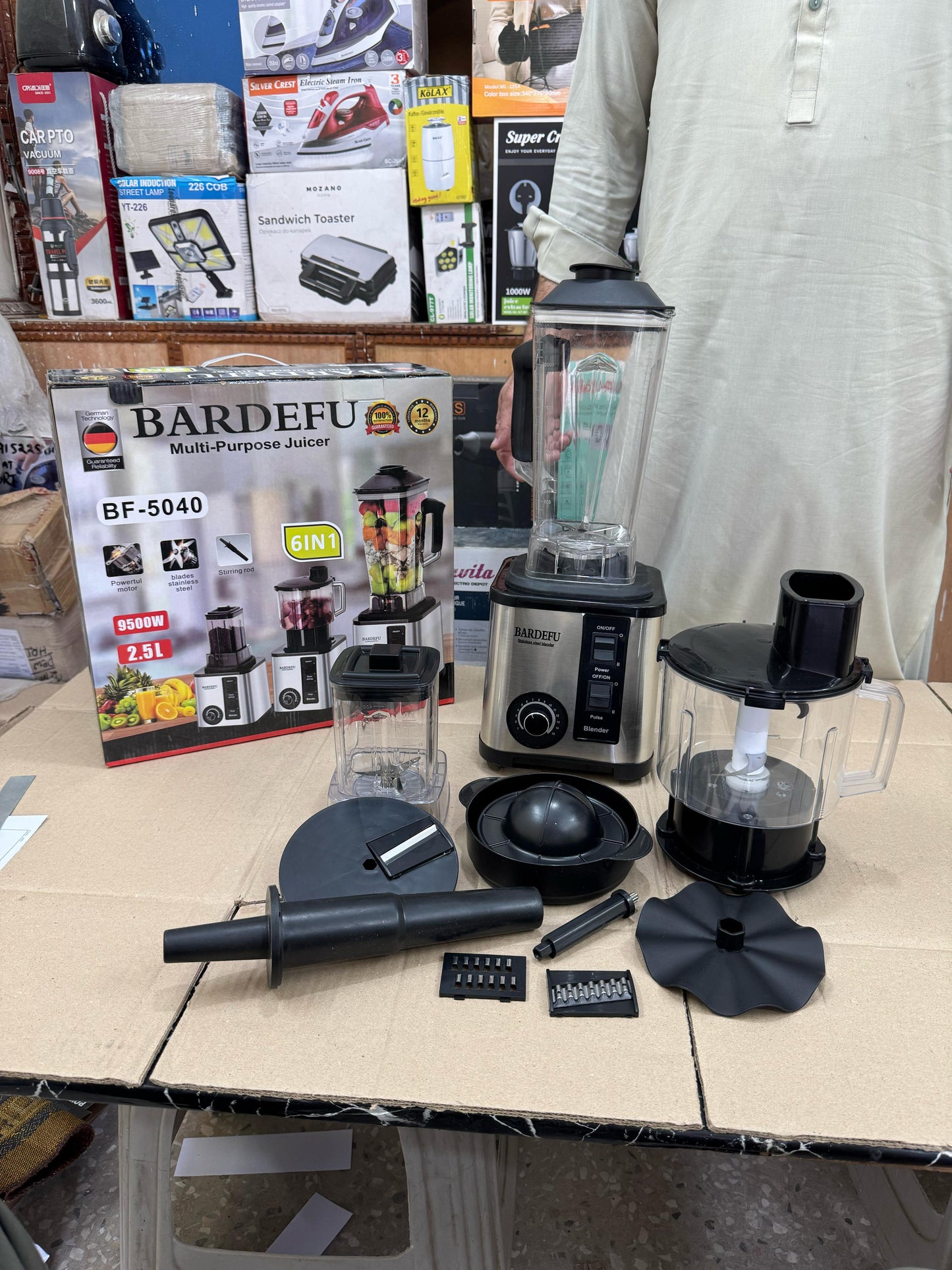 BARDEFU Germany 6 in 1 blender set BF-5052
