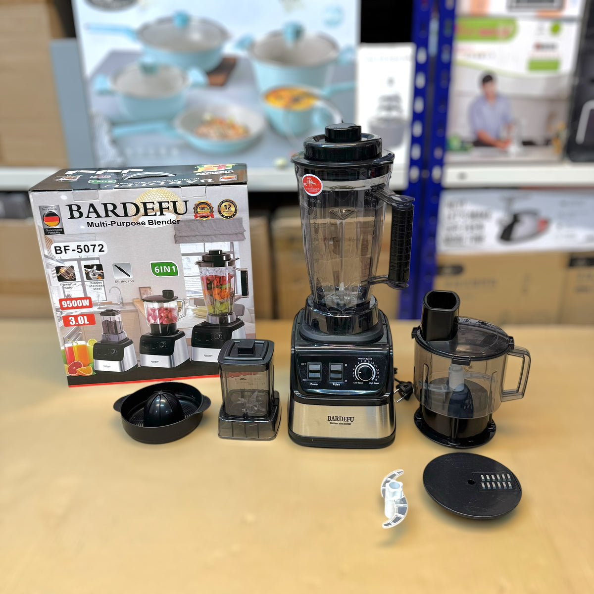 Bardefu 6-in-1 3L Multipurpose Blender 5072