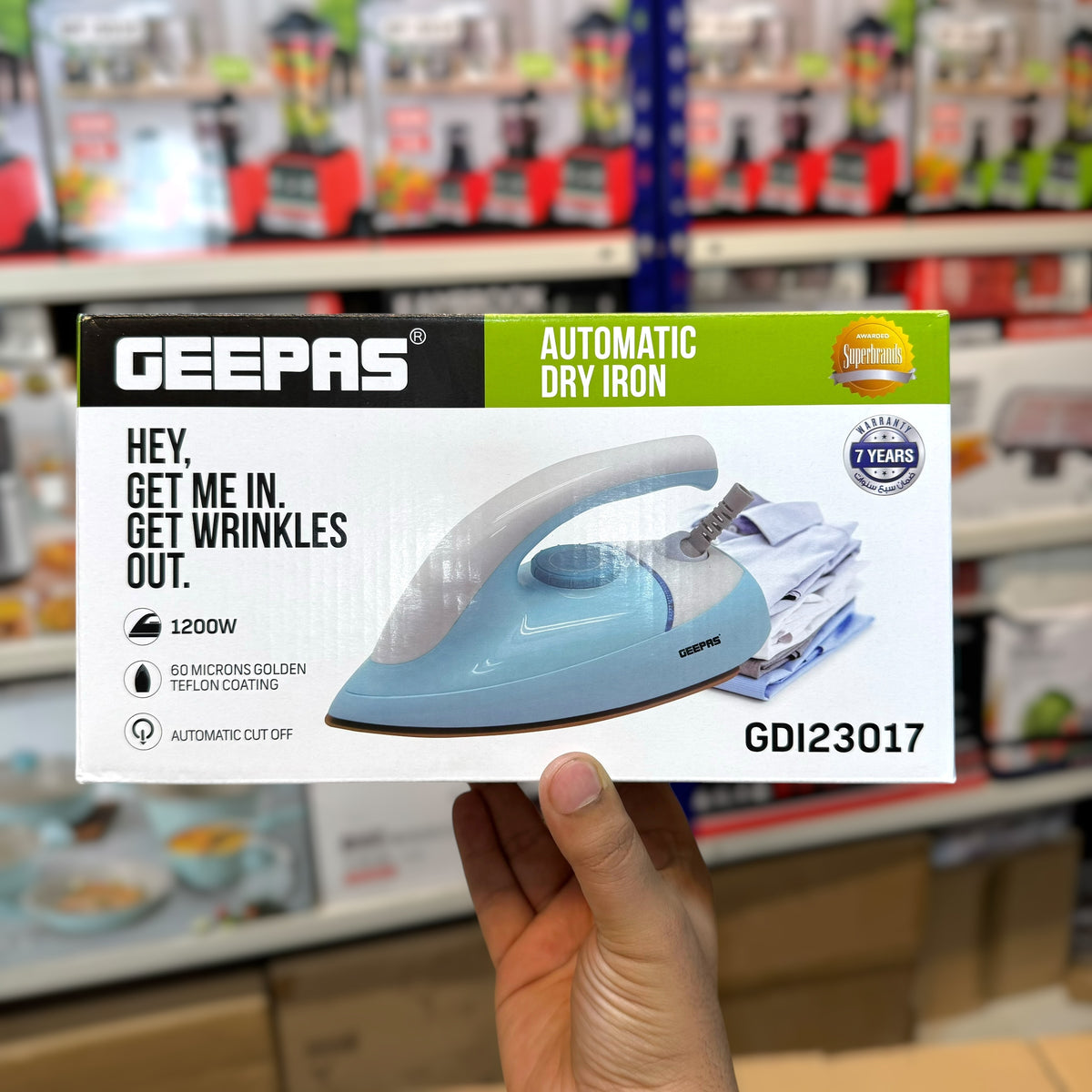 Geepas Automatic Dry Iron GDI 23017