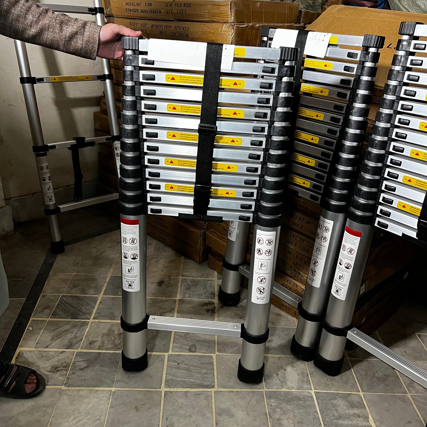 Lot Imported Telescopic Ladder