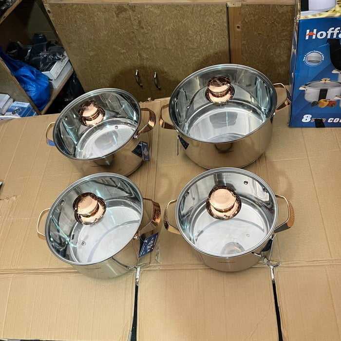 Lot Imported Hoffavorer 8 Piece Cookware set