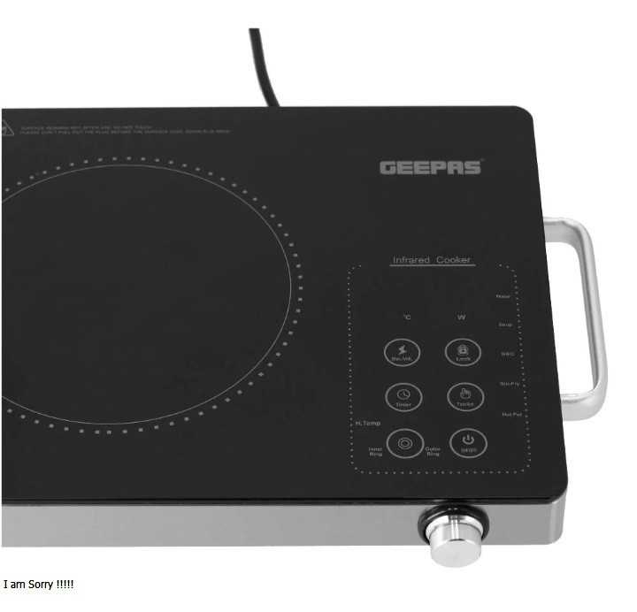 Geepas Digital Infrared Cooker GIC6920