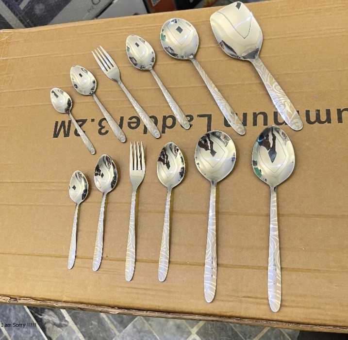 Lot Imported 52 Pieces Cutlery set