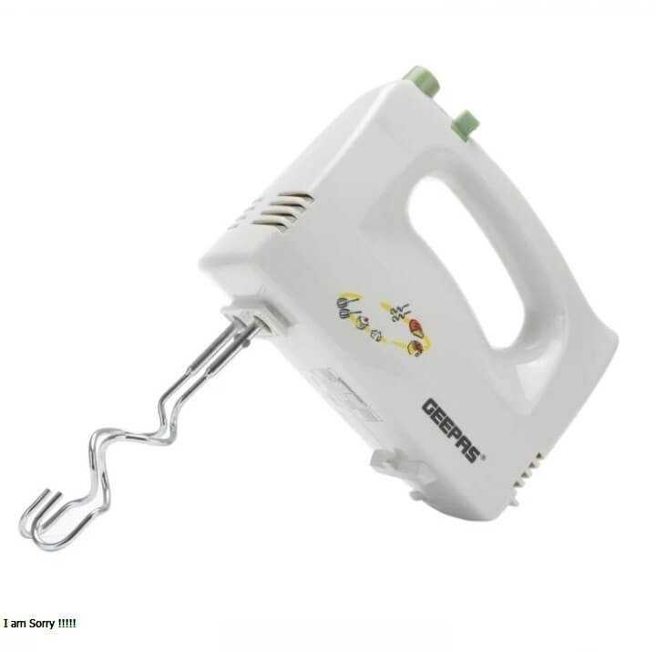 Geepas Hand Mixer GHM2001N (egg beater)