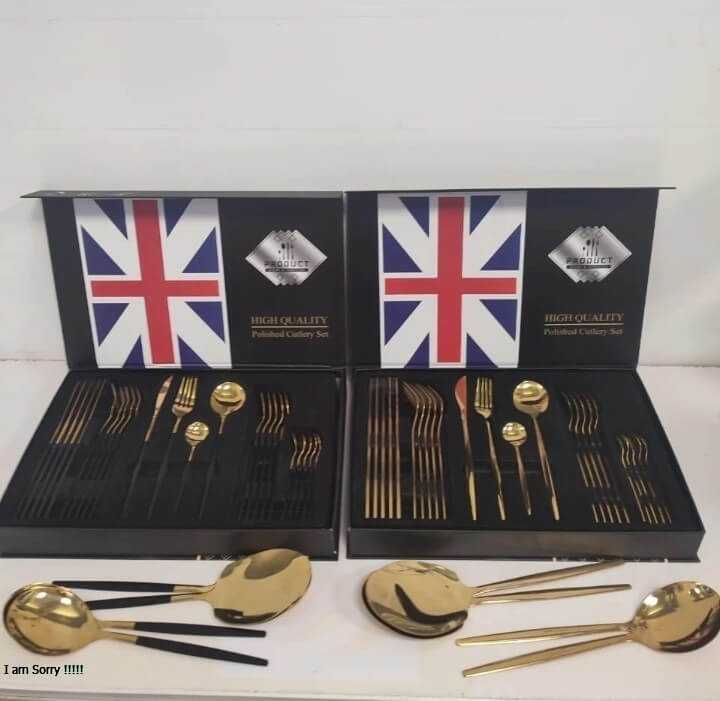 28 PCs Stainless Steel Cutlery Set