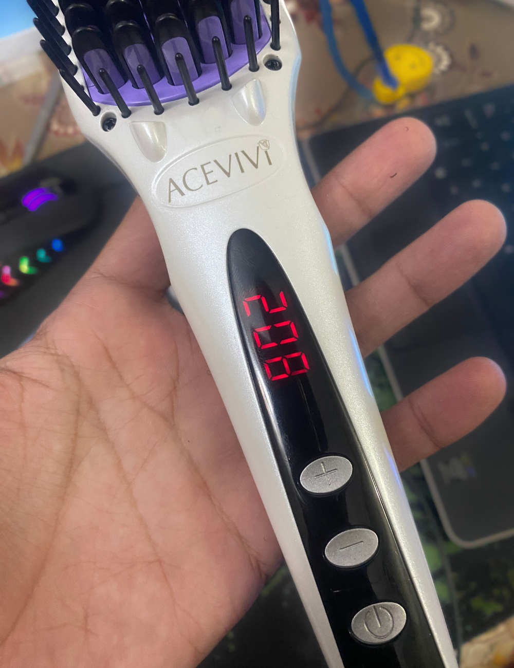 ACEVIVI Hair Straightener Brush Lot Imported