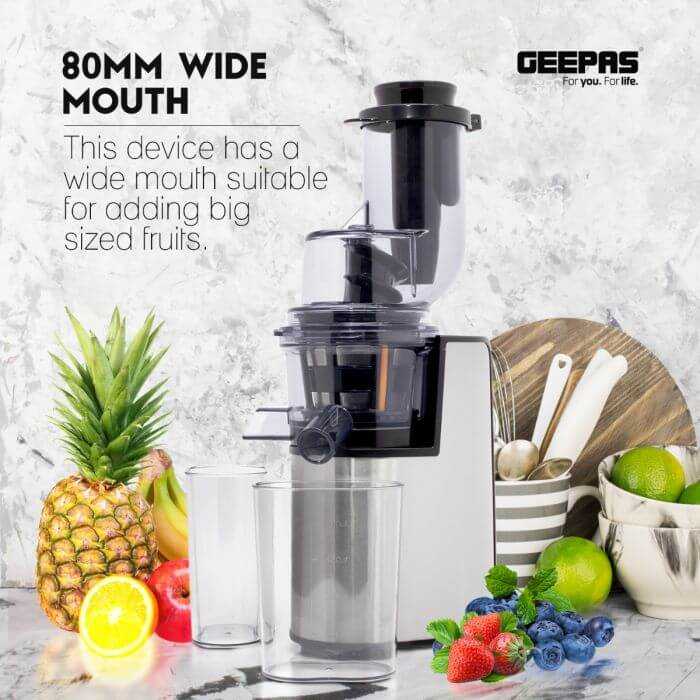 Geepas Slow Juicer GSJ44019UK( 2 years warranty)