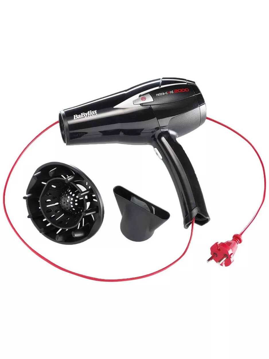 Original Babyliss Retra Cord Hair Dryer 1800W