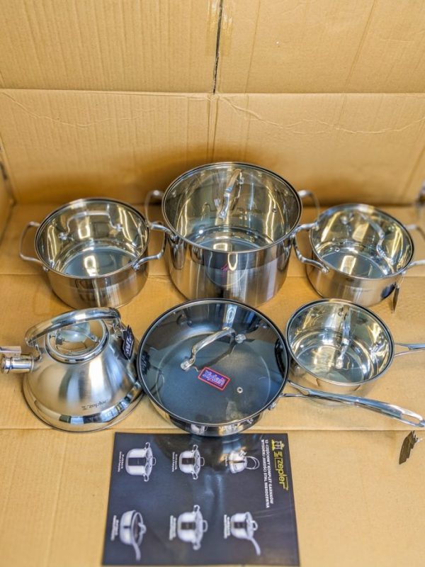 12 Pieces Zepter German Lot Cookware Set