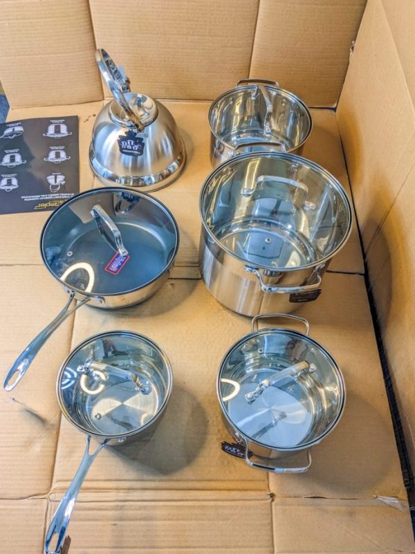 12 Pieces Zepter German Lot Cookware Set