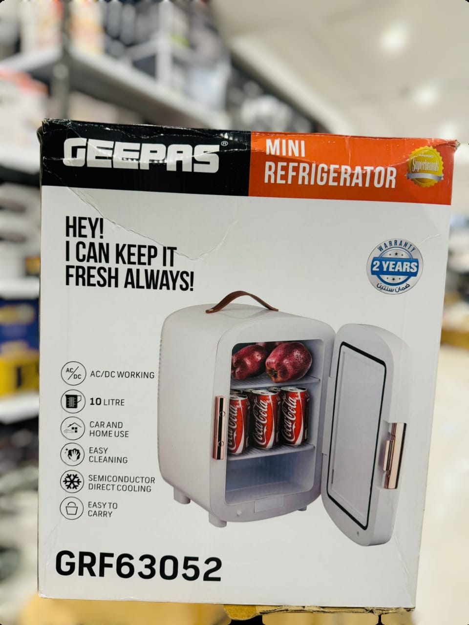 Geepas mini refrigerator