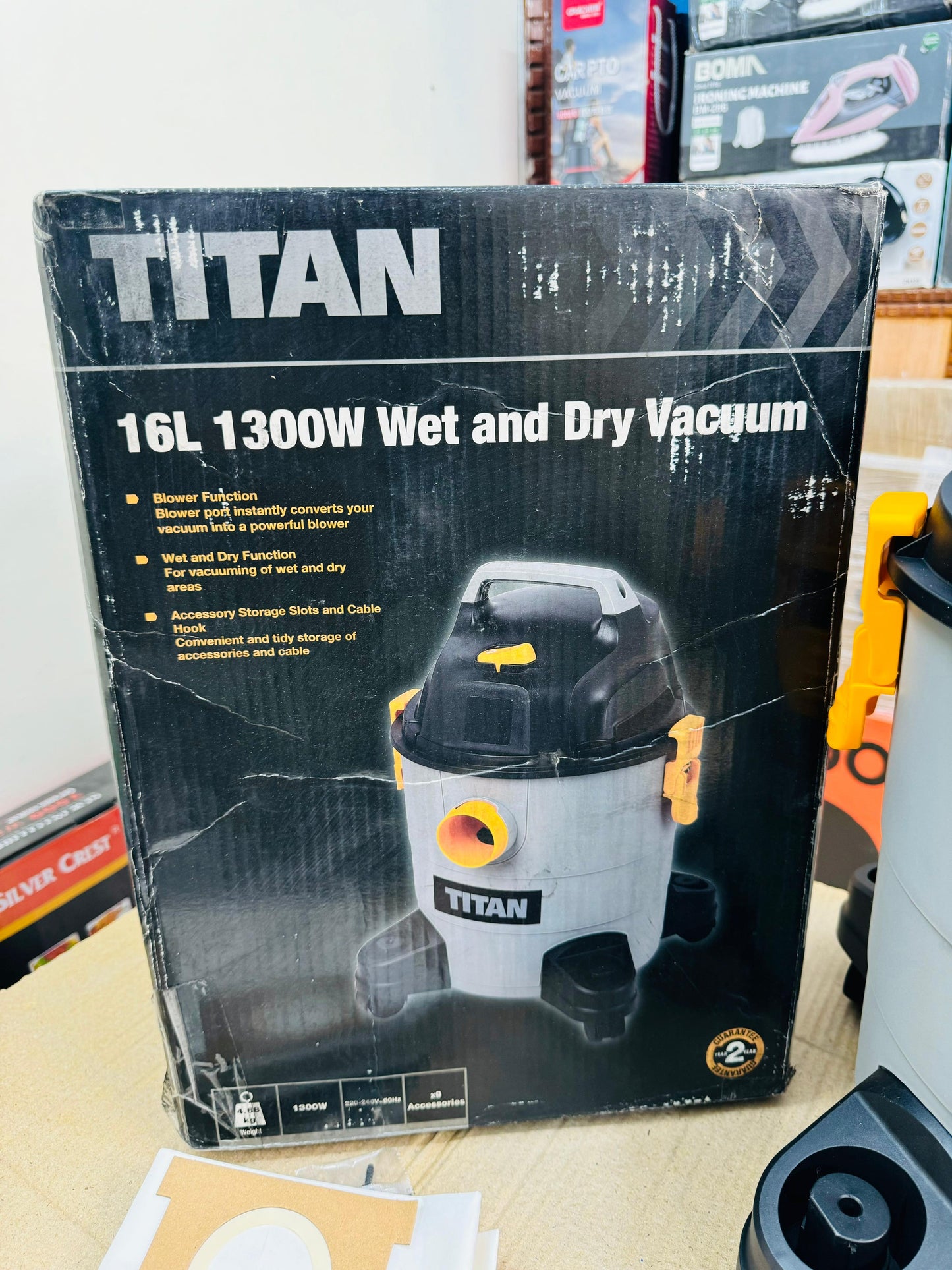 Titan 1300W 16Ltr Wet & Dry Vacuum