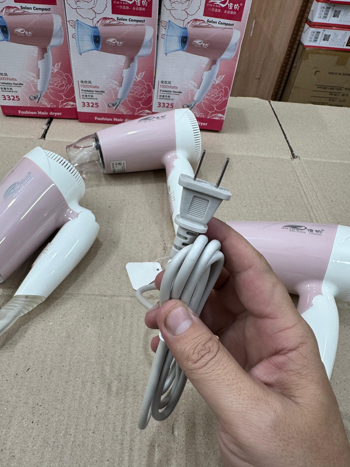 lot imported folding hair dryer