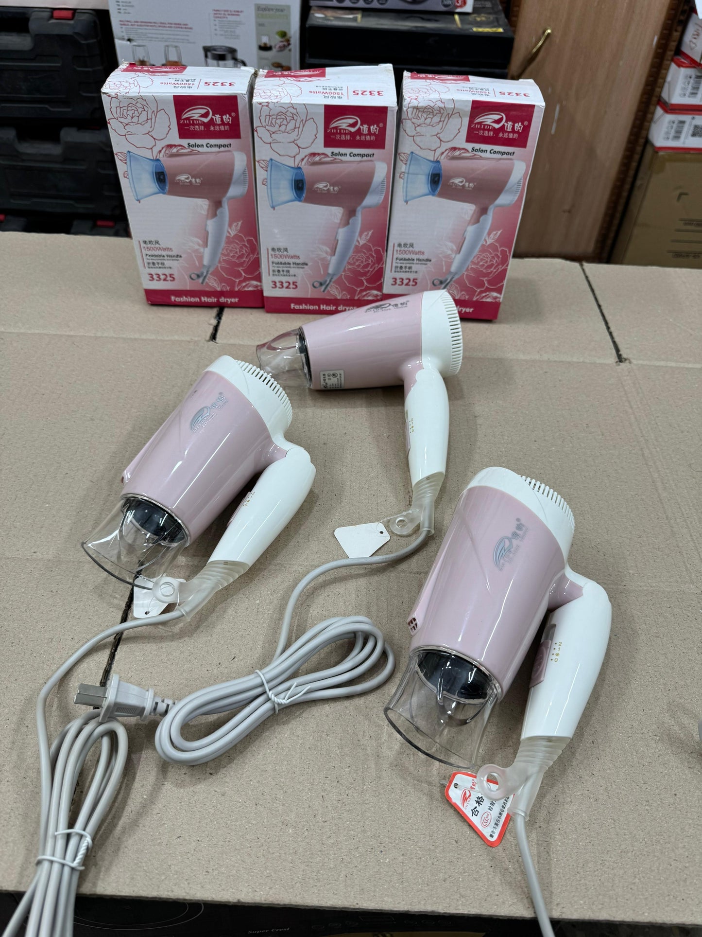 lot imported folding hair dryer