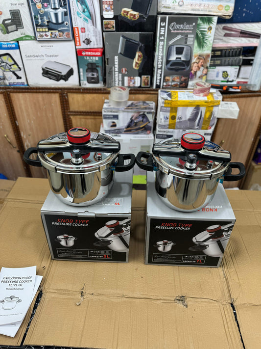 Germany lot AUTOMATIC PRESSURE COOKER 7 & 9 litter