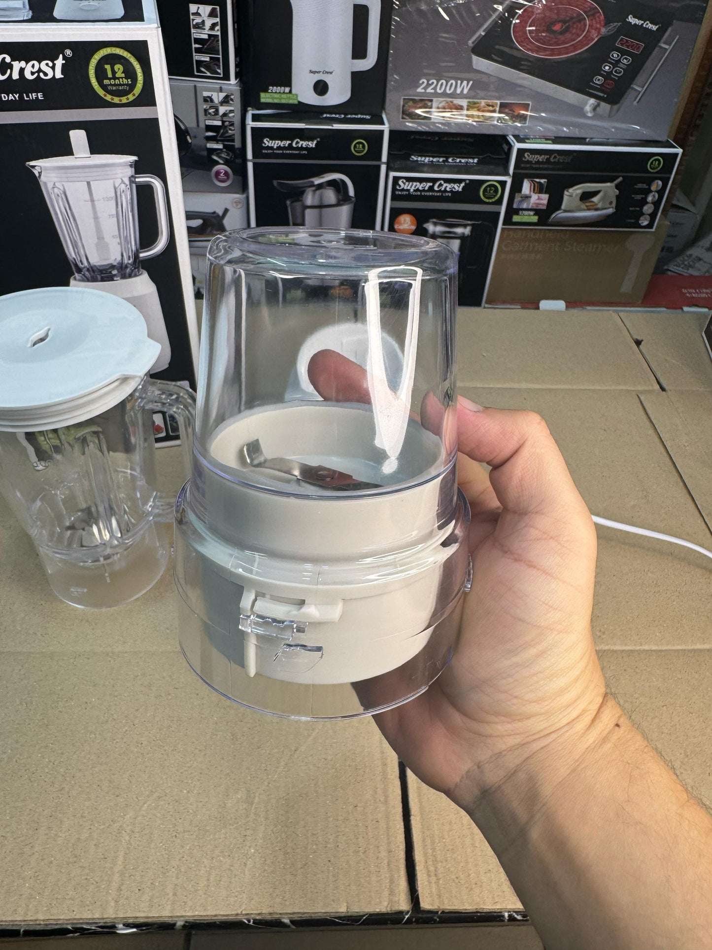 SUPER CREST Germany 2 in 1 blender grinder