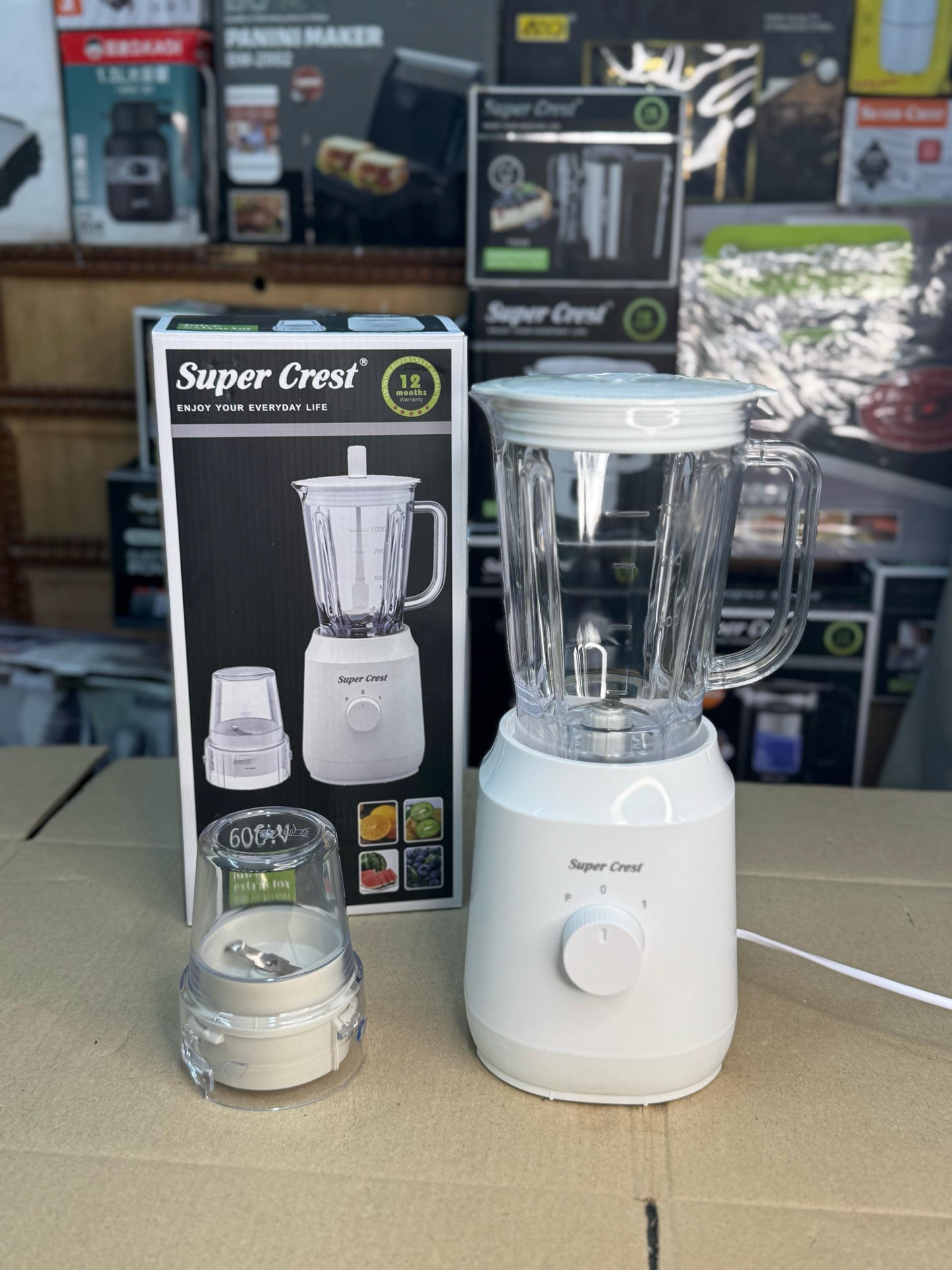 SUPER CREST Germany 2 in 1 blender grinder