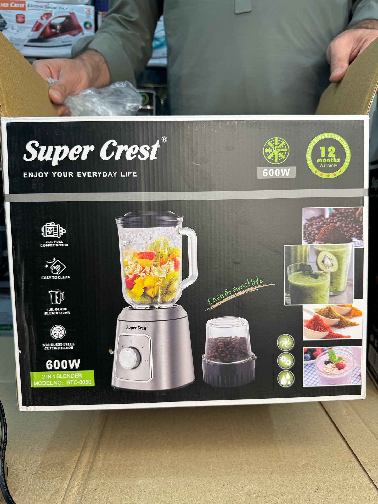 SUPER CREST Germany 2 in 1 commercial blender