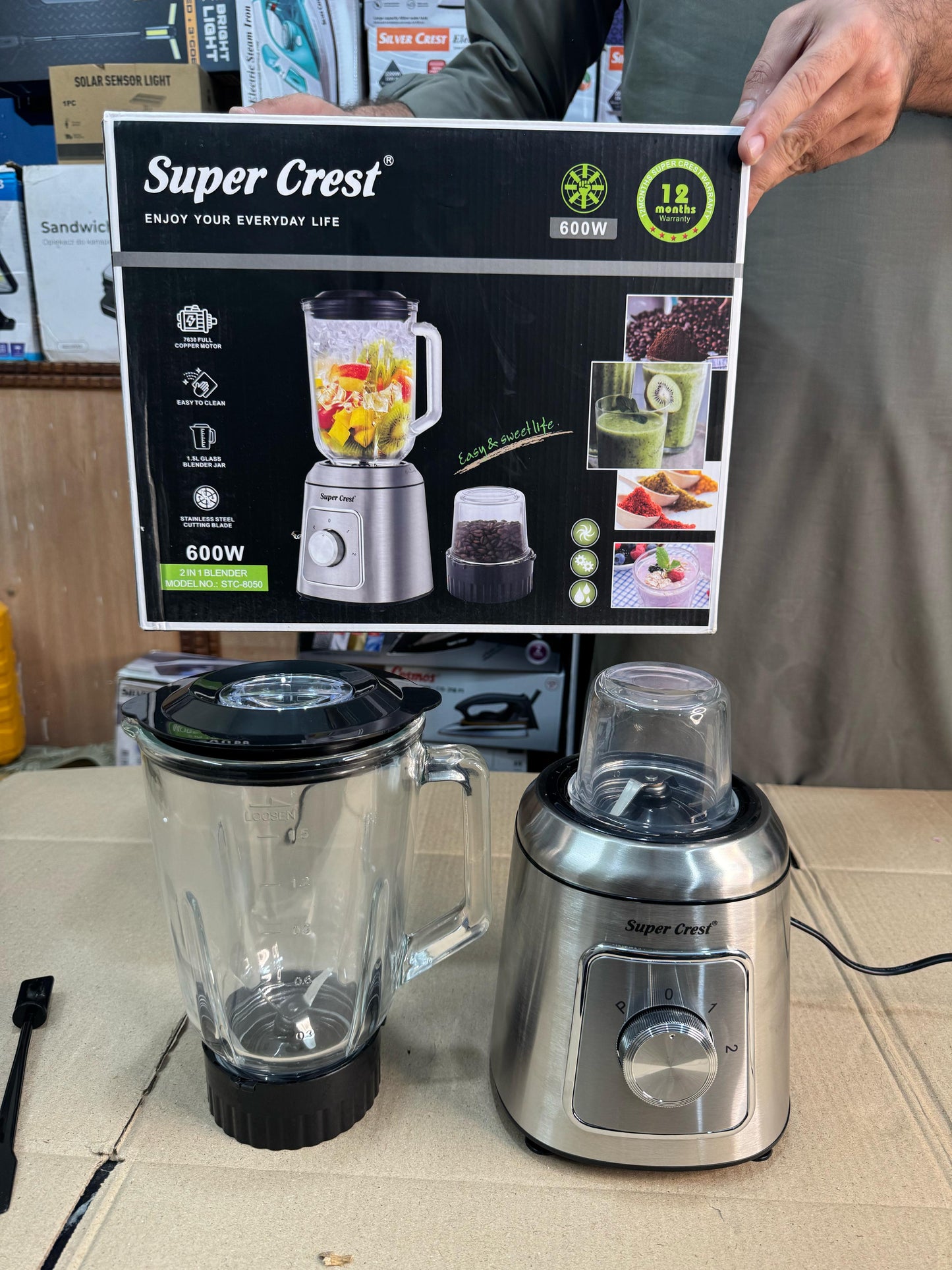 SUPER CREST Germany 2 in 1 commercial blender