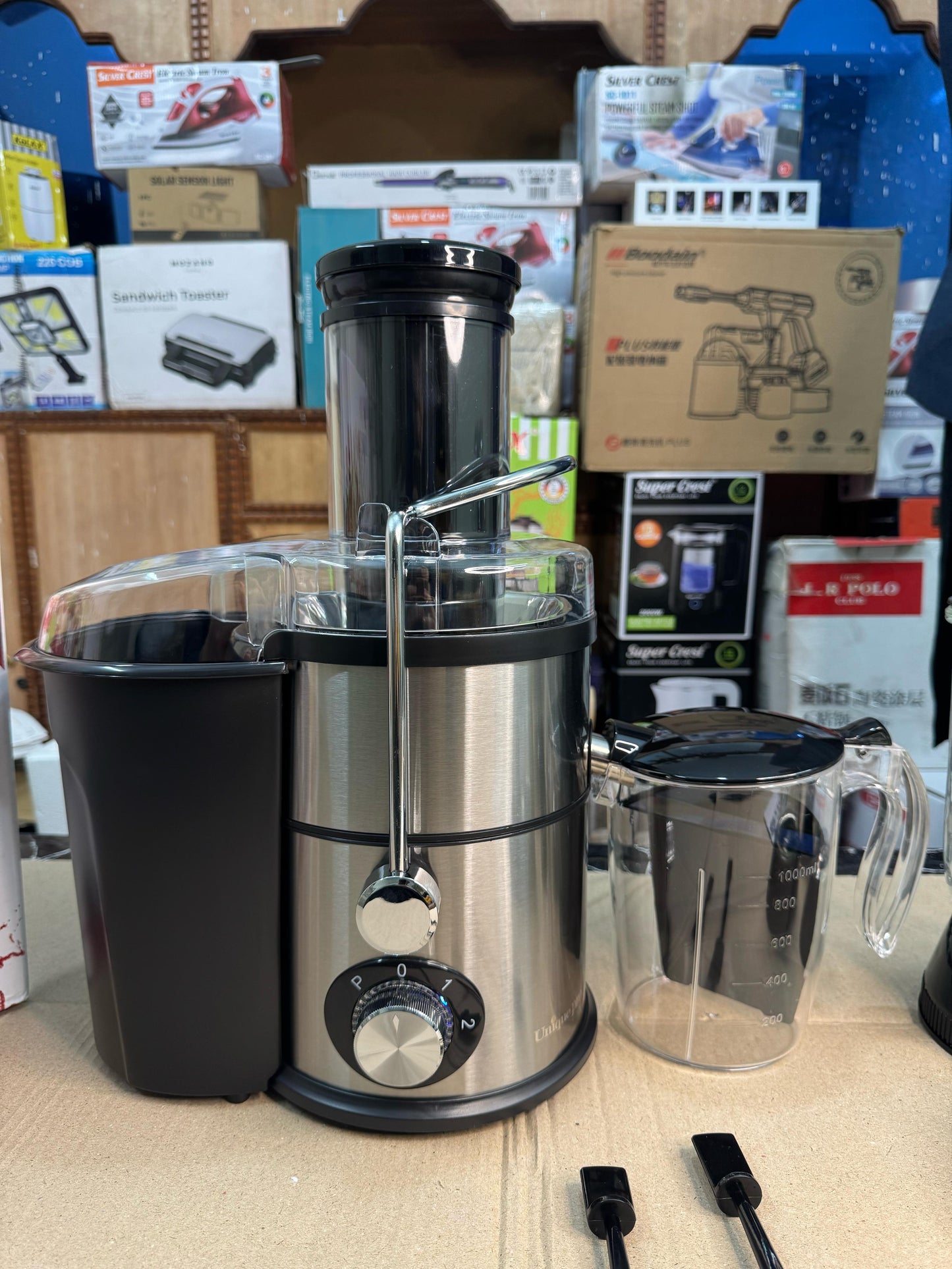 unique pro 4 in 1 juicer blender grinder