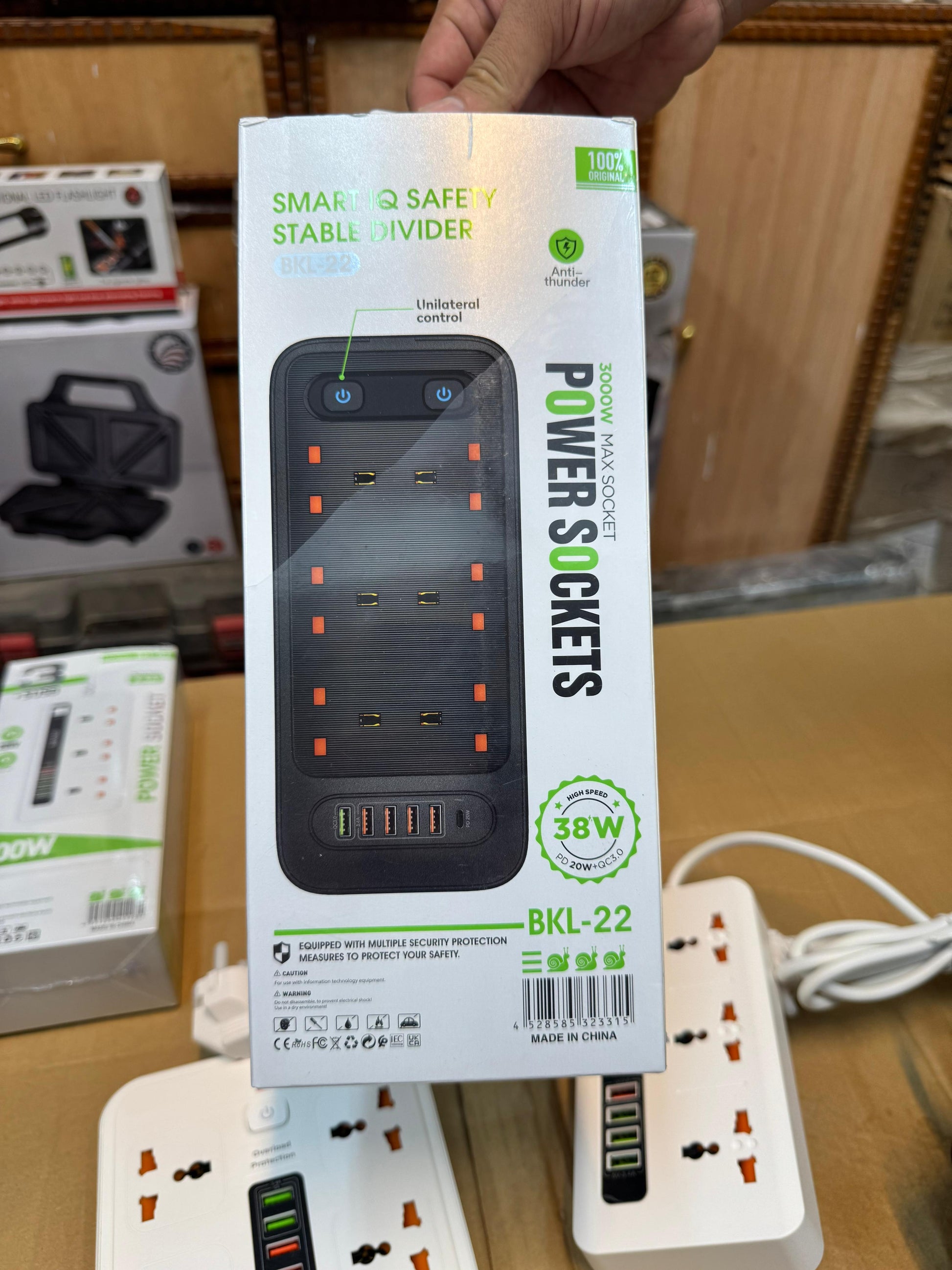 Socket board USB ports