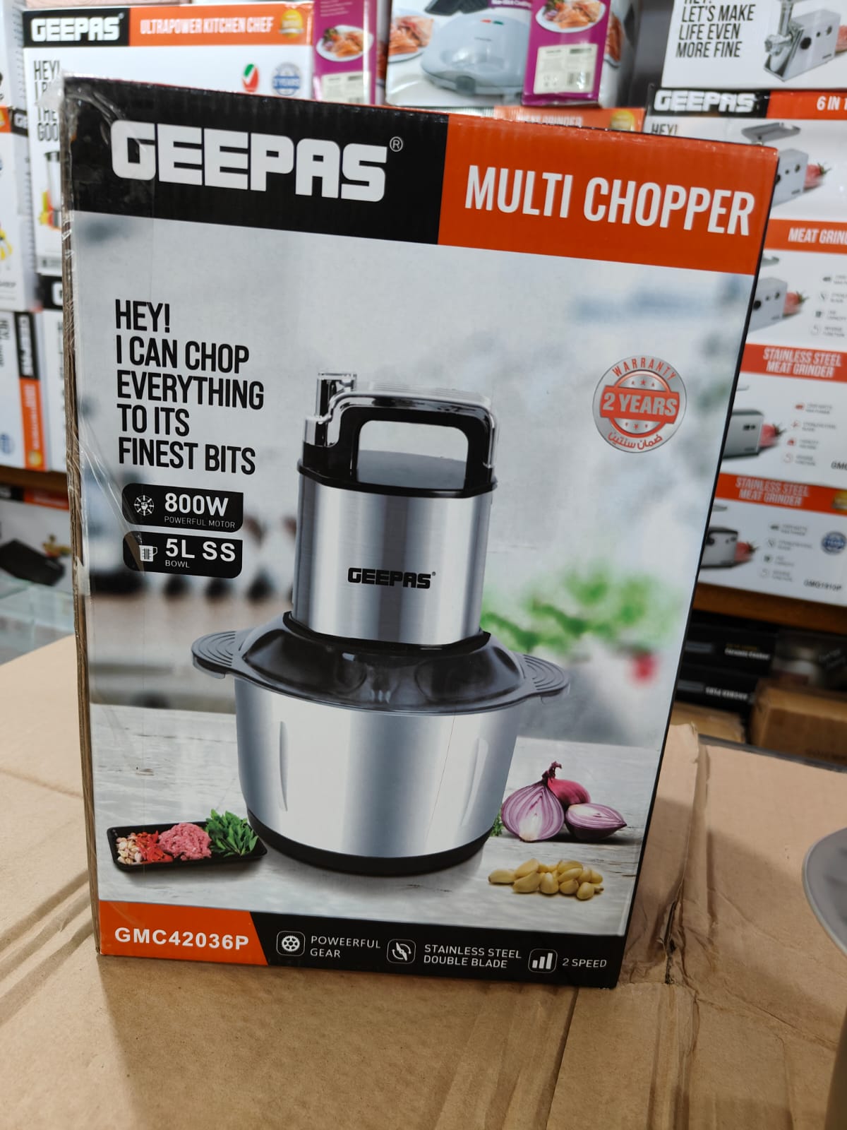 GEEPAS Multifunction food & meat chopper  gmc 42036p
