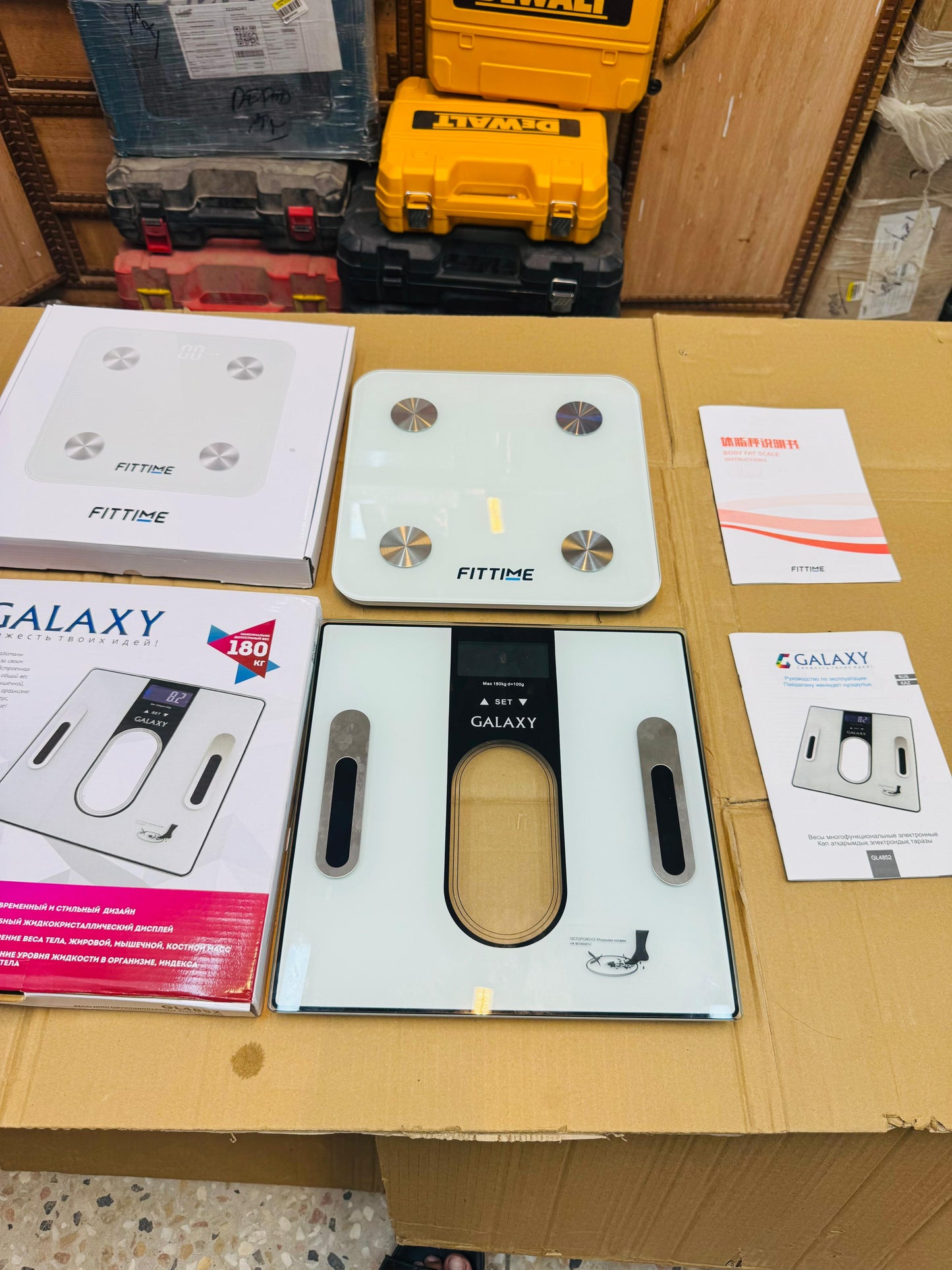Fit Time & Galaxy Digital Bathroom Weight Scale