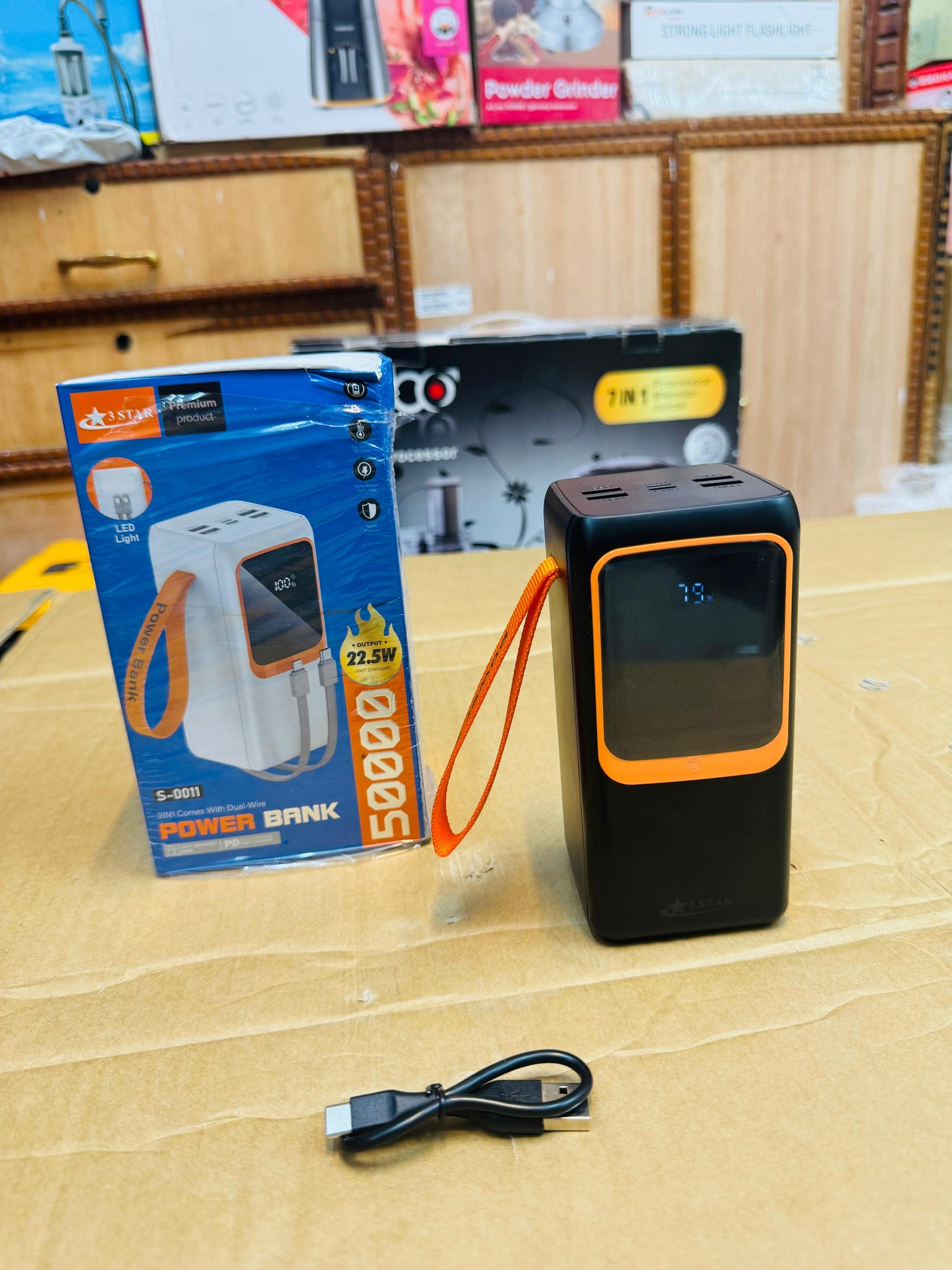 PD FAST CHARGING POWER BANK 50000AMH