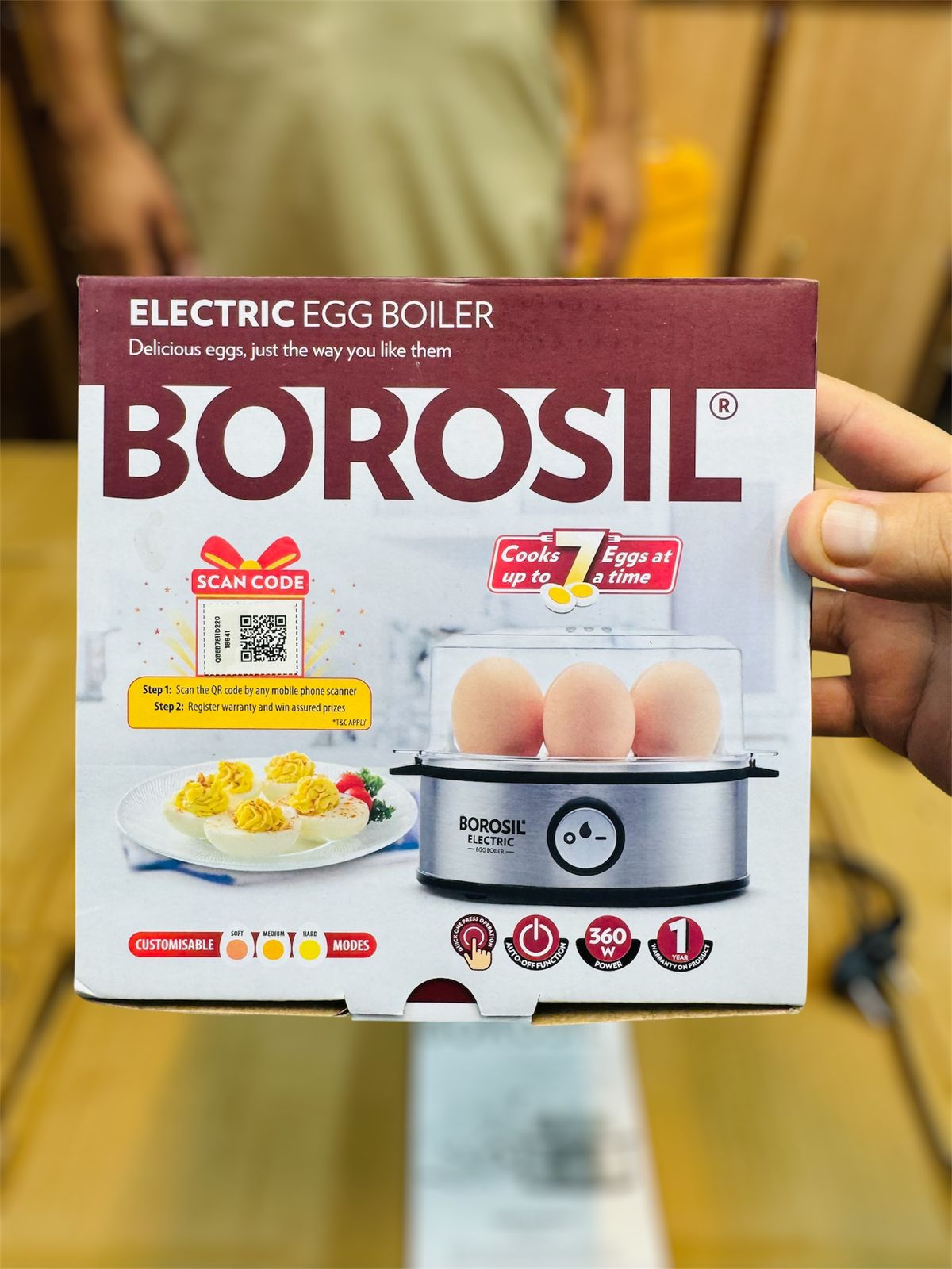 BOROSIL egg boiler E11