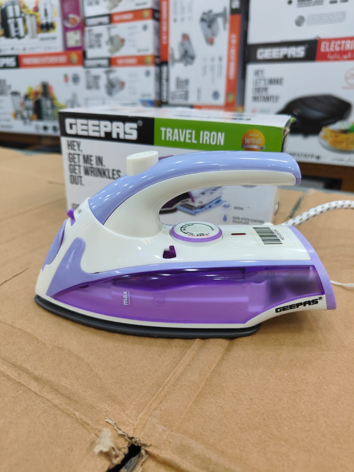 GEEPASS travel steam iron GSI 7805