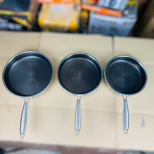 honeycomb lesser flat fry pan