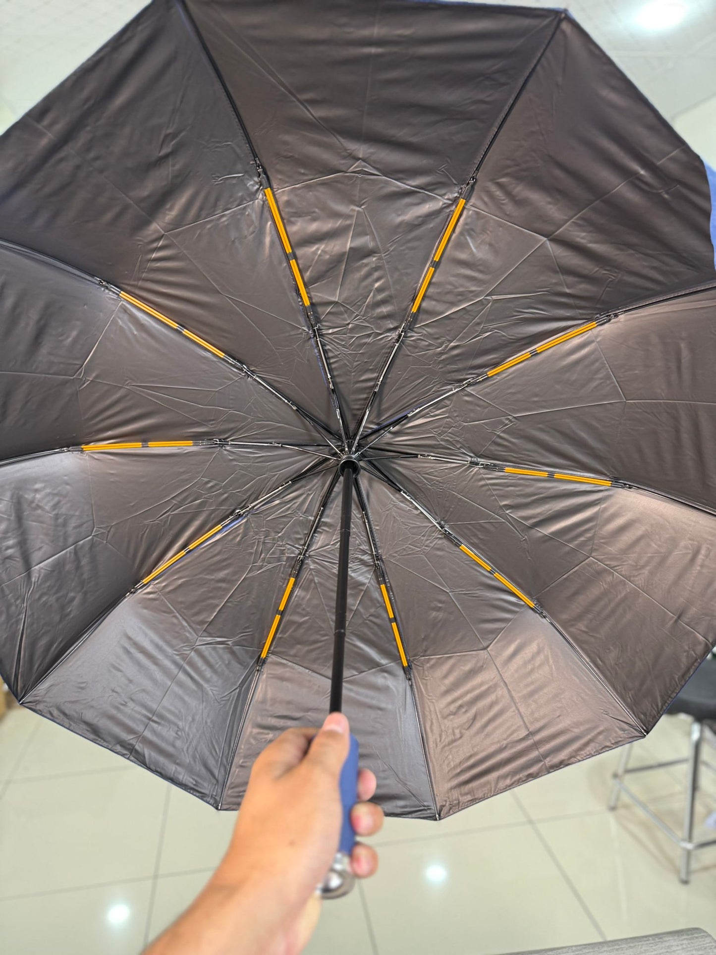 ABD automatic foldable umbrella with led light