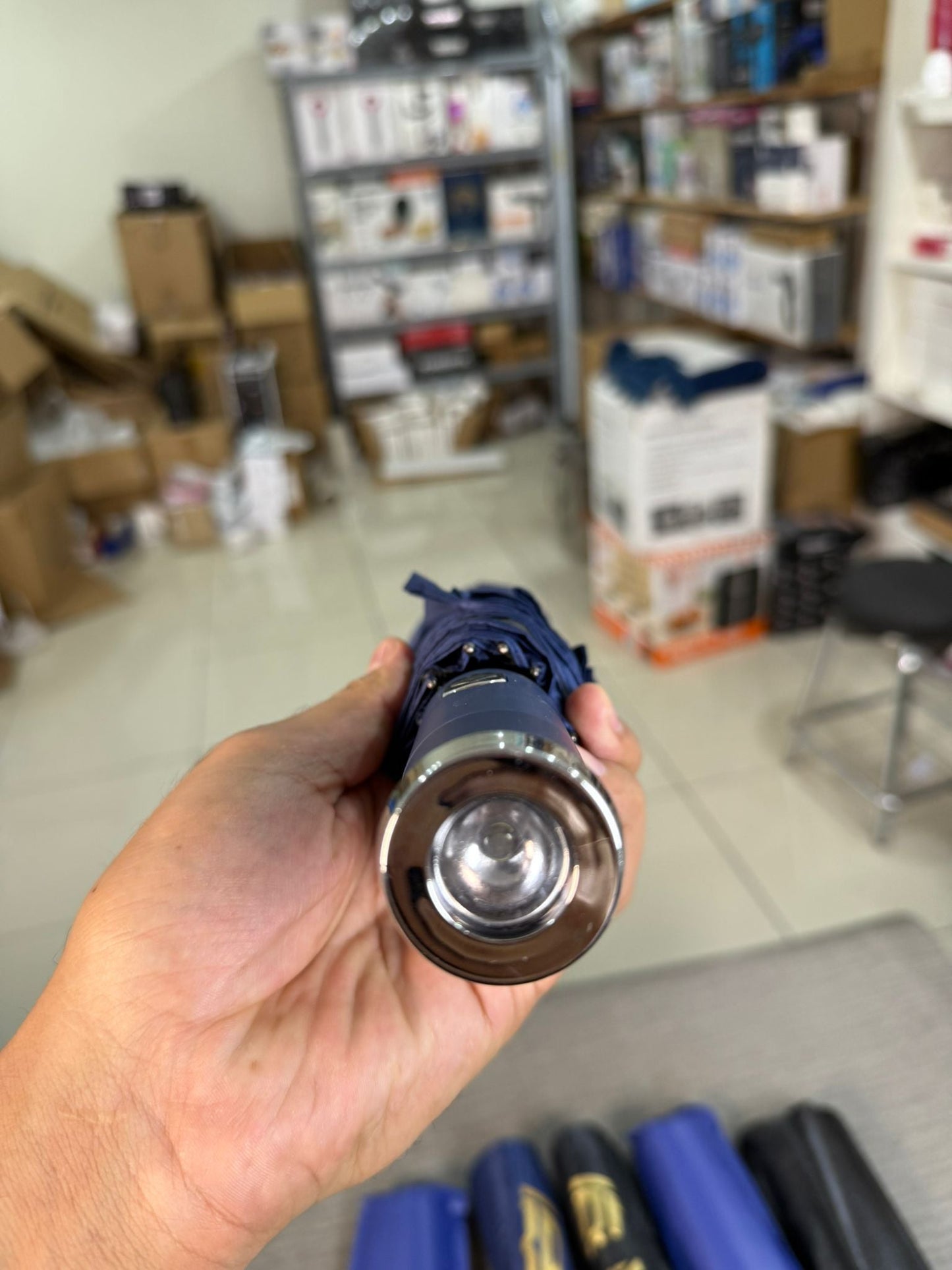 ABD automatic foldable umbrella with led light