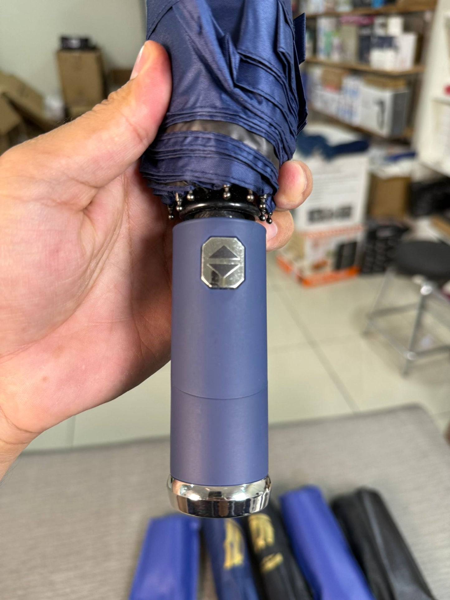 ABD automatic foldable umbrella with led light