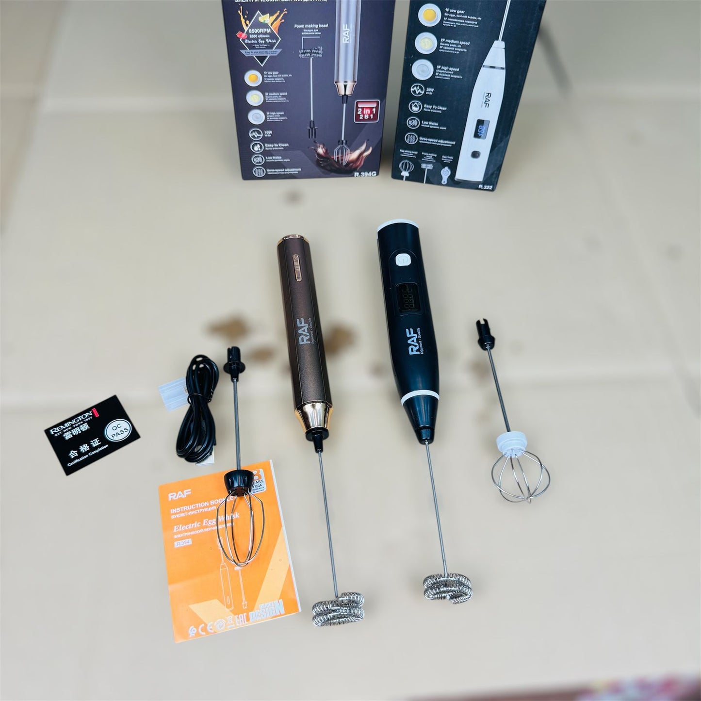 Raf 3 in 1 milk coffee Frother and egg whisker