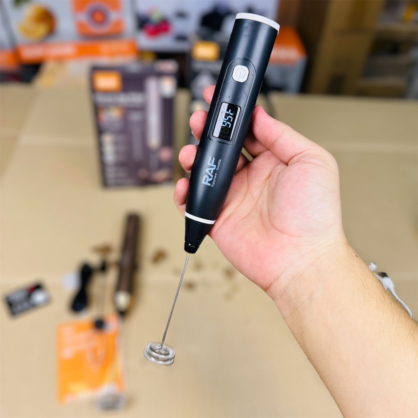 Raf 3 in 1 milk coffee Frother and egg whisker